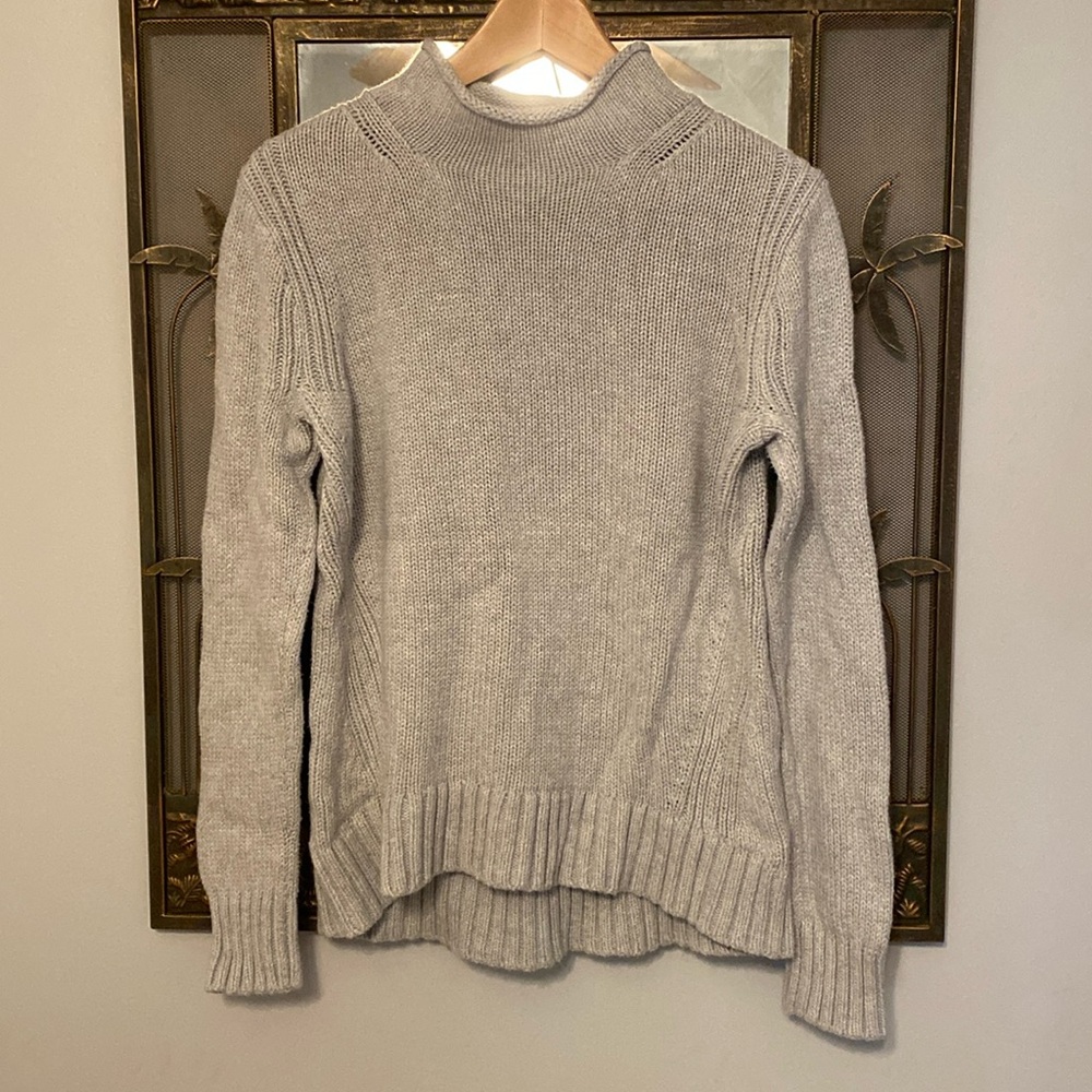 J.Crew Gray Rollneck Women's Sweater